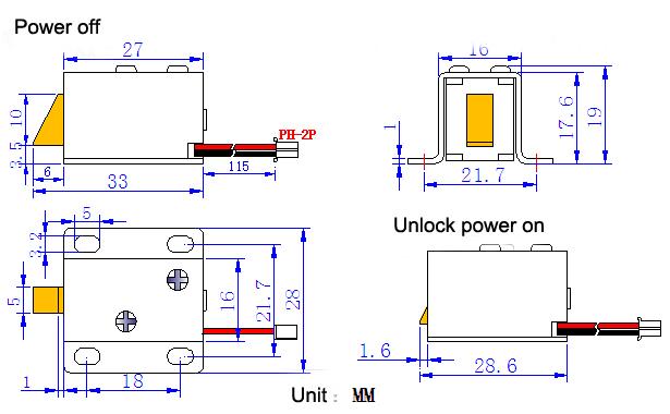12V van het het Kabinetsslot van gelijkstroom de Elektrische Zilveren Kleur voor de Elektronische Deur van het Solenoïdeslot