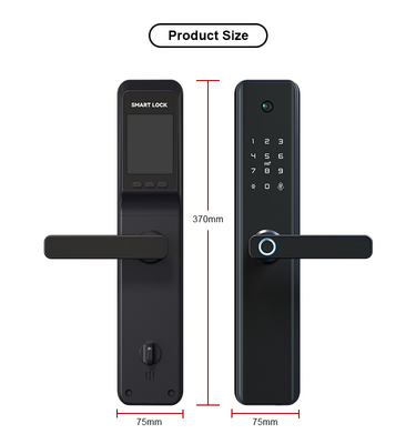 Van de de Vingerafdrukdeur van WiFi de Elektronische Biometrische Legering van het het Slotaluminium met Camera/Tuya App