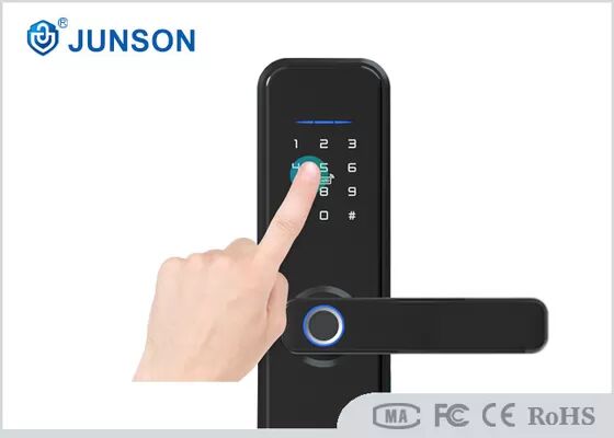 Smart vingerafdruk deur slot met 500DPI sensor Multi-Access en aluminium legering panel