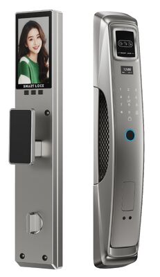 Automatisch slim slot gezichtsherkenning intercom met handaderherkenning