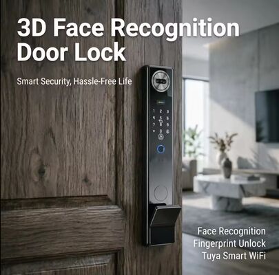 Waterdicht Smart Lock Real Time Video 3d Gezichtsherkenning Smart Fingerprint Lock