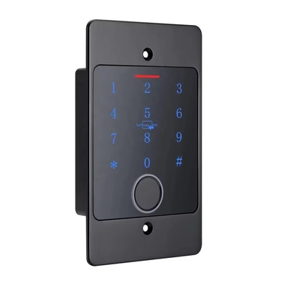 Buiten waterdicht metalen behuizing Smart Tuya Wifi Standalone ingebedde vingerafdruk toegangscontrole met toetsenbord