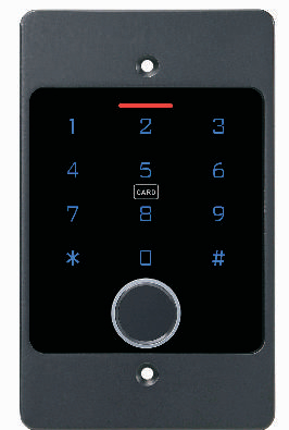Buiten waterdicht metalen behuizing Smart Tuya Wifi Standalone ingebedde vingerafdruk toegangscontrole met toetsenbord