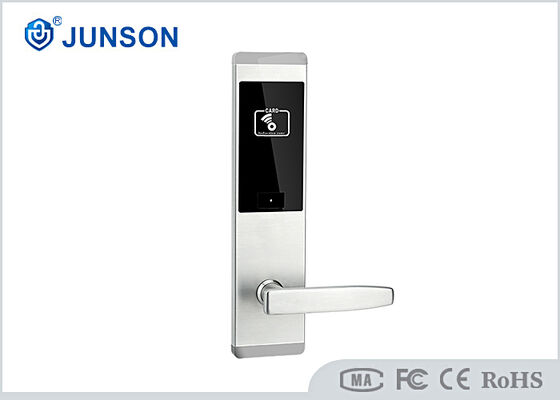 Stainless Steel RFID Hotel Locks with 1 Second Starting Time and 200 Guest Card Capacity for Keyless Entry System
