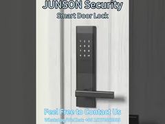 Bekijk Zink Alloy Metal Anti Dief Fingerprint Password Lock Tuya Smart Home Door Lock Demo